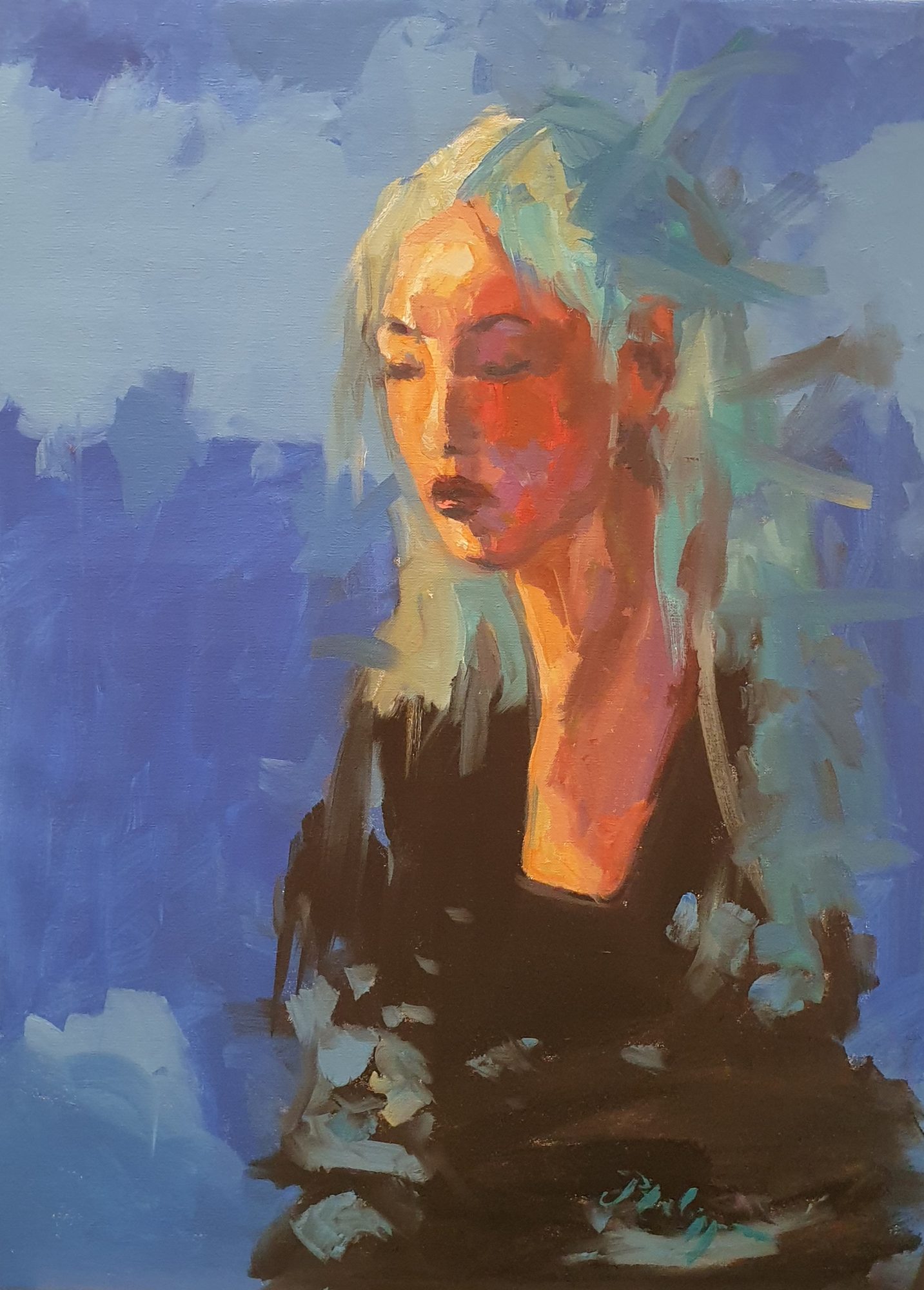 Aleonoria, peinture de Michel Phelippeau