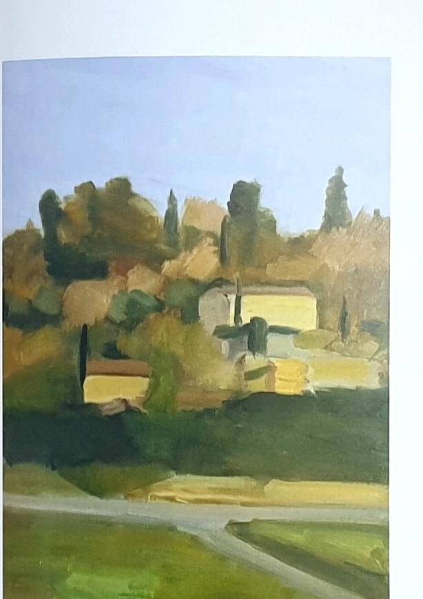 Paysage de Provence, peinture de Michel Phelippeau