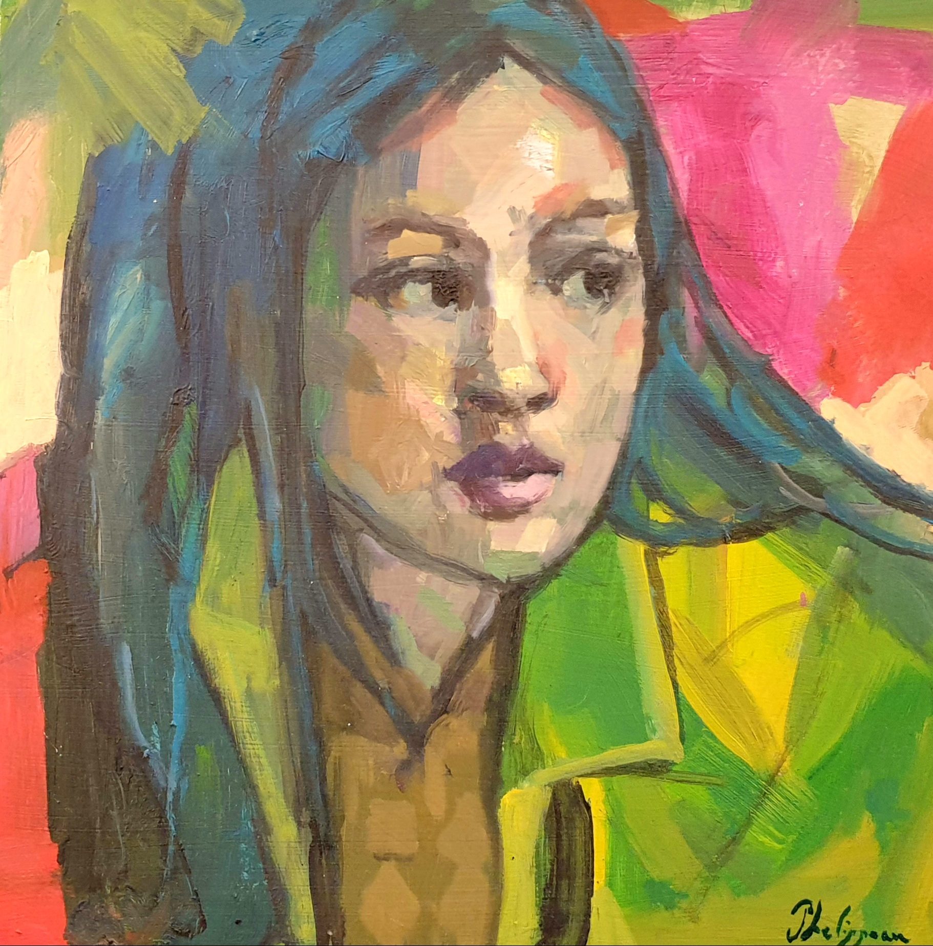 Naxella, peinture de Michel Phelippeau
