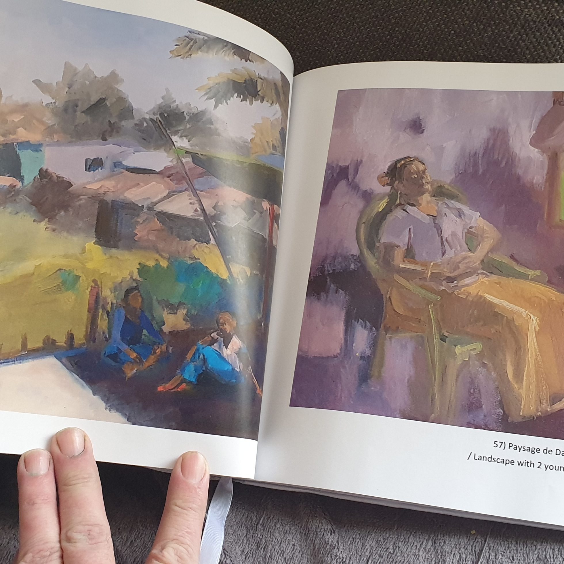Page du livre Senteurs picturales en Birmanie, paysage et portrait
